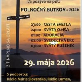 CESTA SVETLA - Celoslovenská ďakovná púť na svätyňu BUTKOV