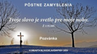 Komunita Blahoslavenstiev / PÔSTNE ZAMYSLENIA 2025_Pozvánka