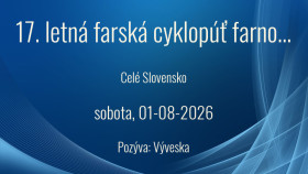 17. letná farská cyklopúť farnosti Bratislava Prievoz