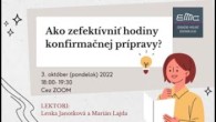 ECAV / Ako zefektívniť hodiny konfirmačnej výučby?