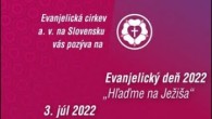ECAV / Pozvánka na Evanjelický deň 2022