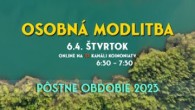 Koinonia Ján Krstiteľ / Osobná modlitba /// ŠTVRTOK, 6.4., 6:30