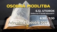 Koinonia Ján Krstiteľ / Osobná modlitba /// UTOROK, 6.12., 6:30
