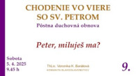 Komunita Blahoslavenstiev / 09_PETER, MILUJEŠ MA?